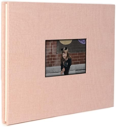 Miniatura 2 de Kolo Newport Scrapbook, 11 x 14 pulgadas, ideal para álbumes de boda, libros de bebé y diarios de viaje, cambray coral