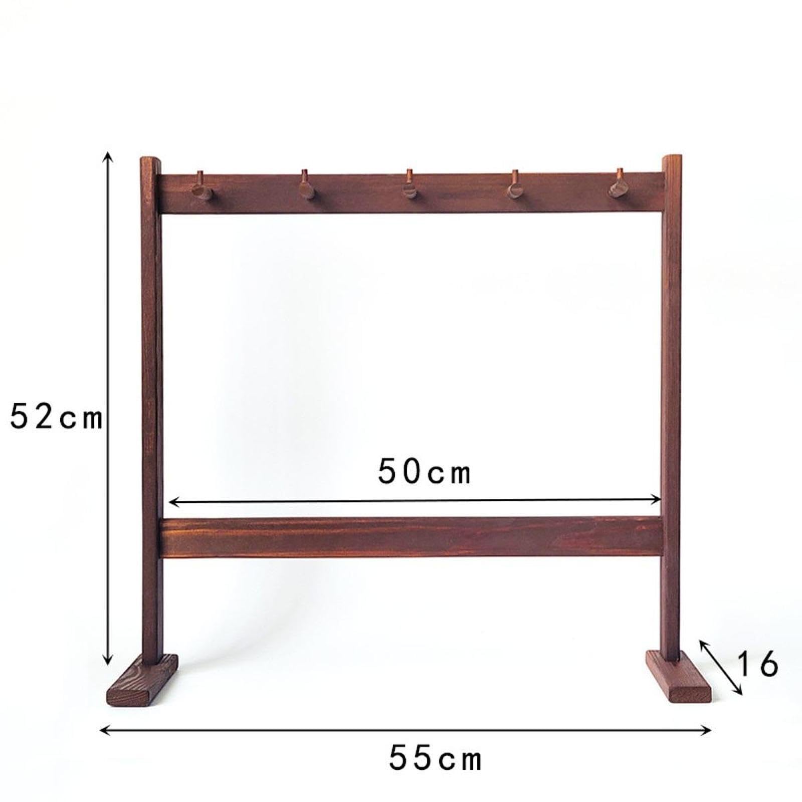 kowaku Soporte de Carillón de Viento, Estructura de Madera, para Gong, Uso en Meditación Y Exhibición, Grande
