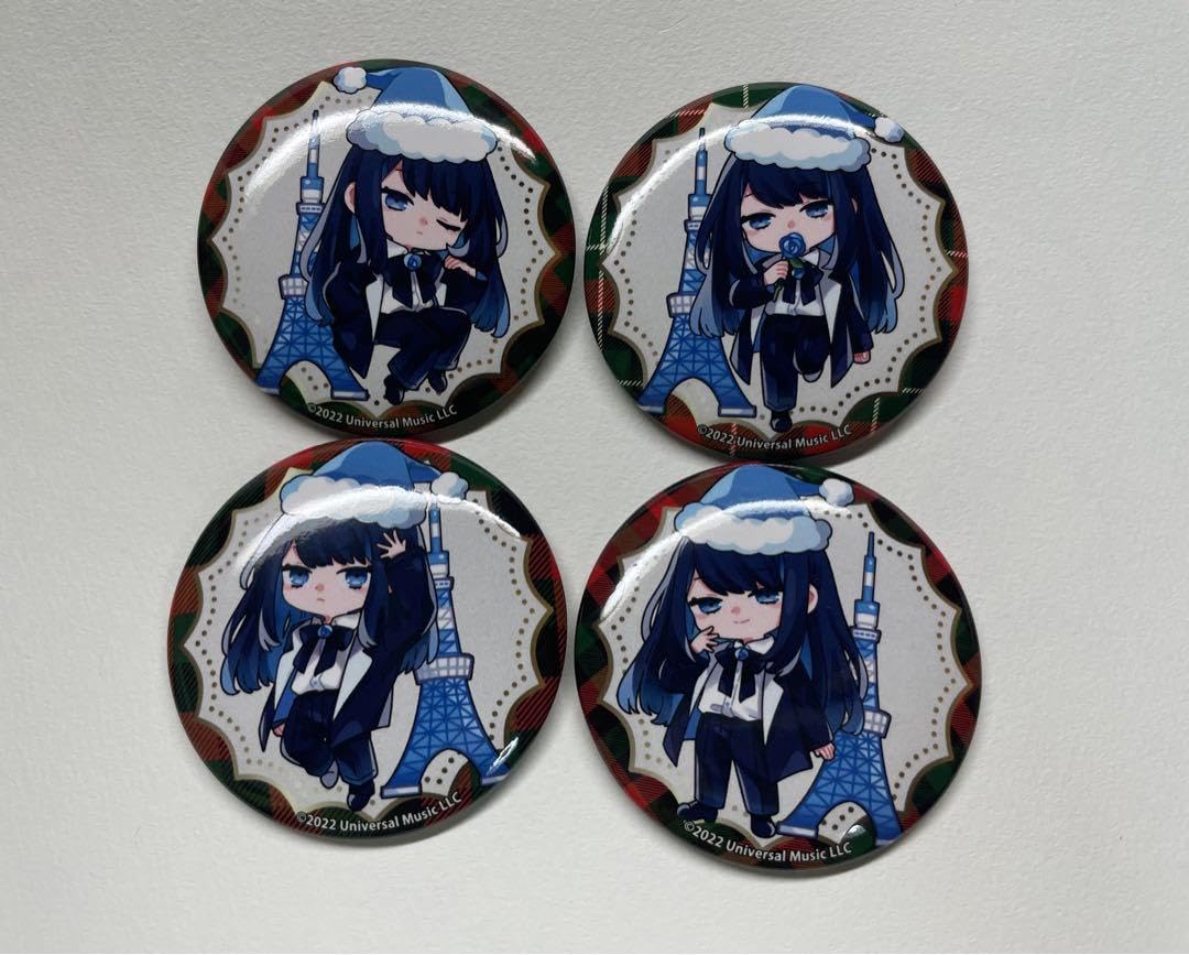Ado 東京タワーコラボ 缶バッジクリスマスver. 4種コンプセット Ado