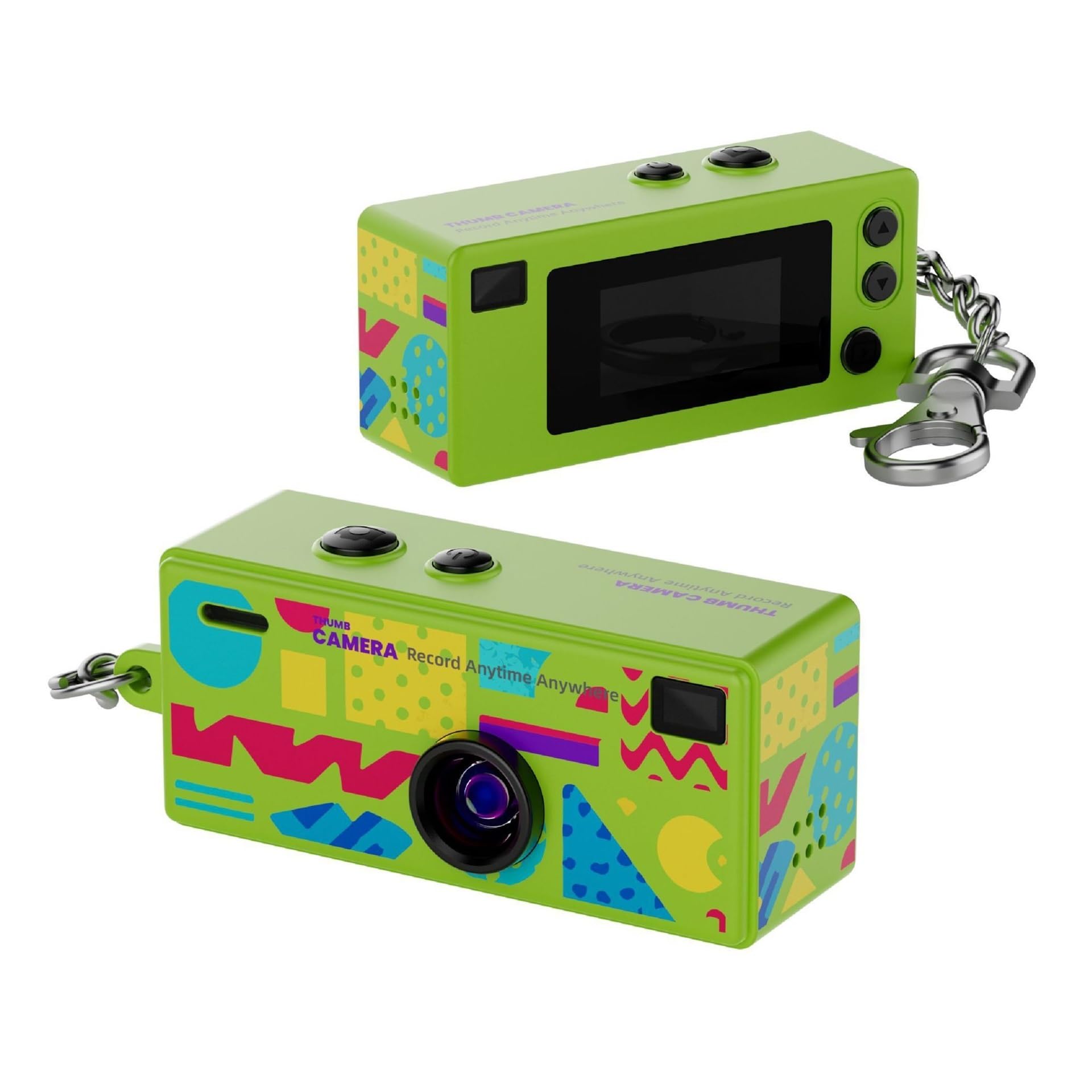 G6 Retro 1080P Mini Thumb Keychain Camera, 130° Wide Angle Auto Focus Flash LCD Screen Portable Video Recorder-image-33