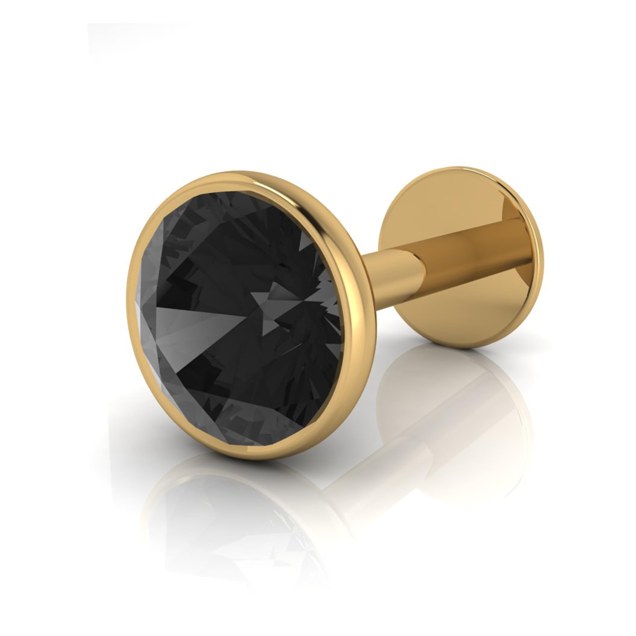 Akshetri ® Diamond 14K Pure Gold Nose Pins Studs Jewellery For Women And Girl.(BLACK) (B0CY1Y5CMC) Amazon Price History, Amazon Price Tracker