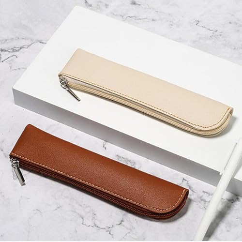 Miniatura 4 de Estuche para lápices, estuche de maquillaje cosmético, bolsa de papelería, estuche de piel sintética, bolsa pequeña para lápices, bolsa de papelería