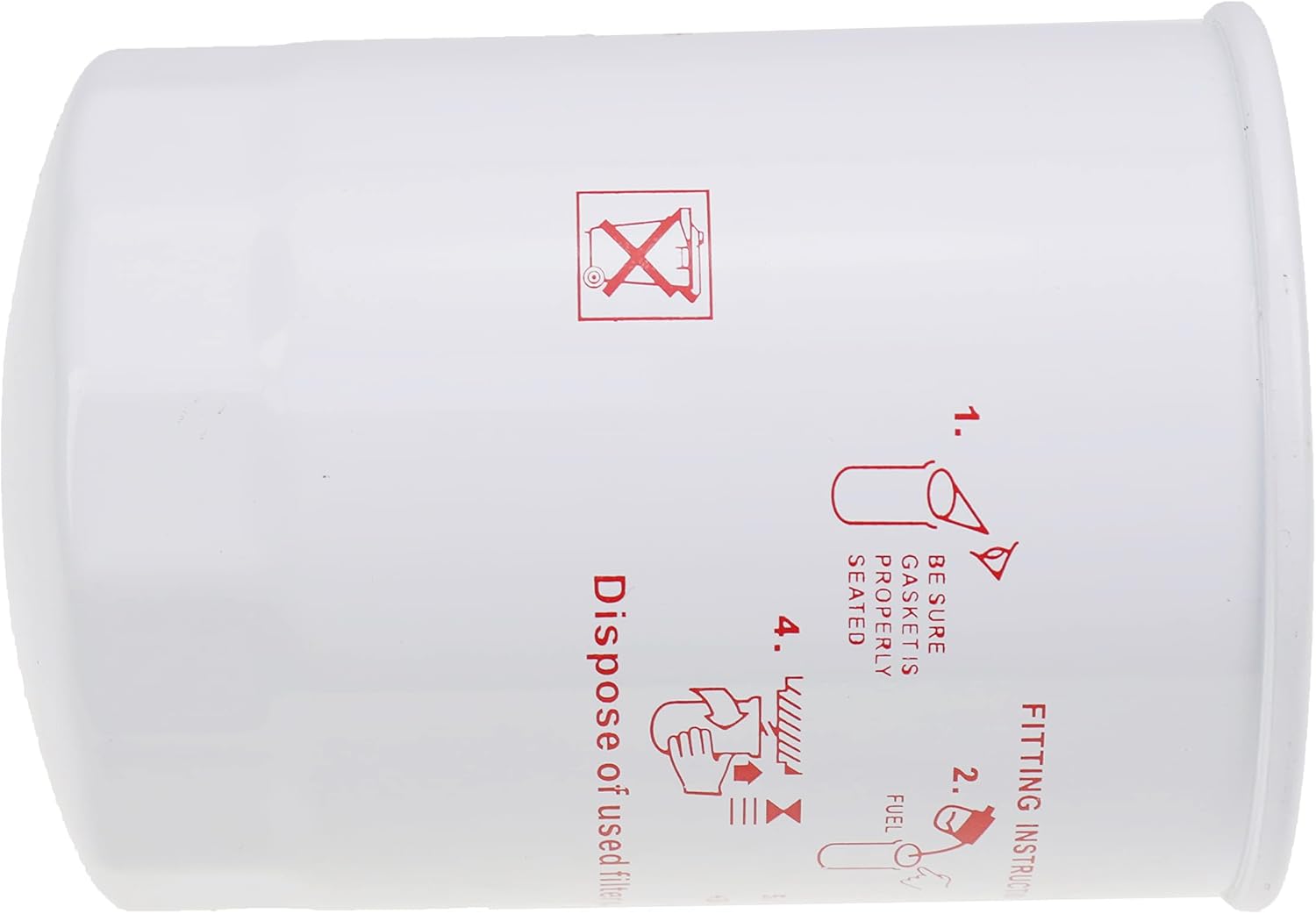 JZGRDN 3PCS Fuel Filter 16631-43560 HH166-43560 Compatible with Kubota V2203 V3307 Engine SSV65 SSV75 SVL75 SVL90 Loader M5700 M6800 M8200 M9000 M9960 Tractor