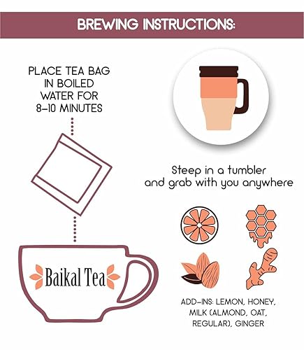 Miniatura 5 de Chaga Reishi Tea Wild Chaga Tea con Reishi - 30 bolsas de té sin blanquear - Suplemento de hongos Ganoderma Lingzhi con Chaga salvaje