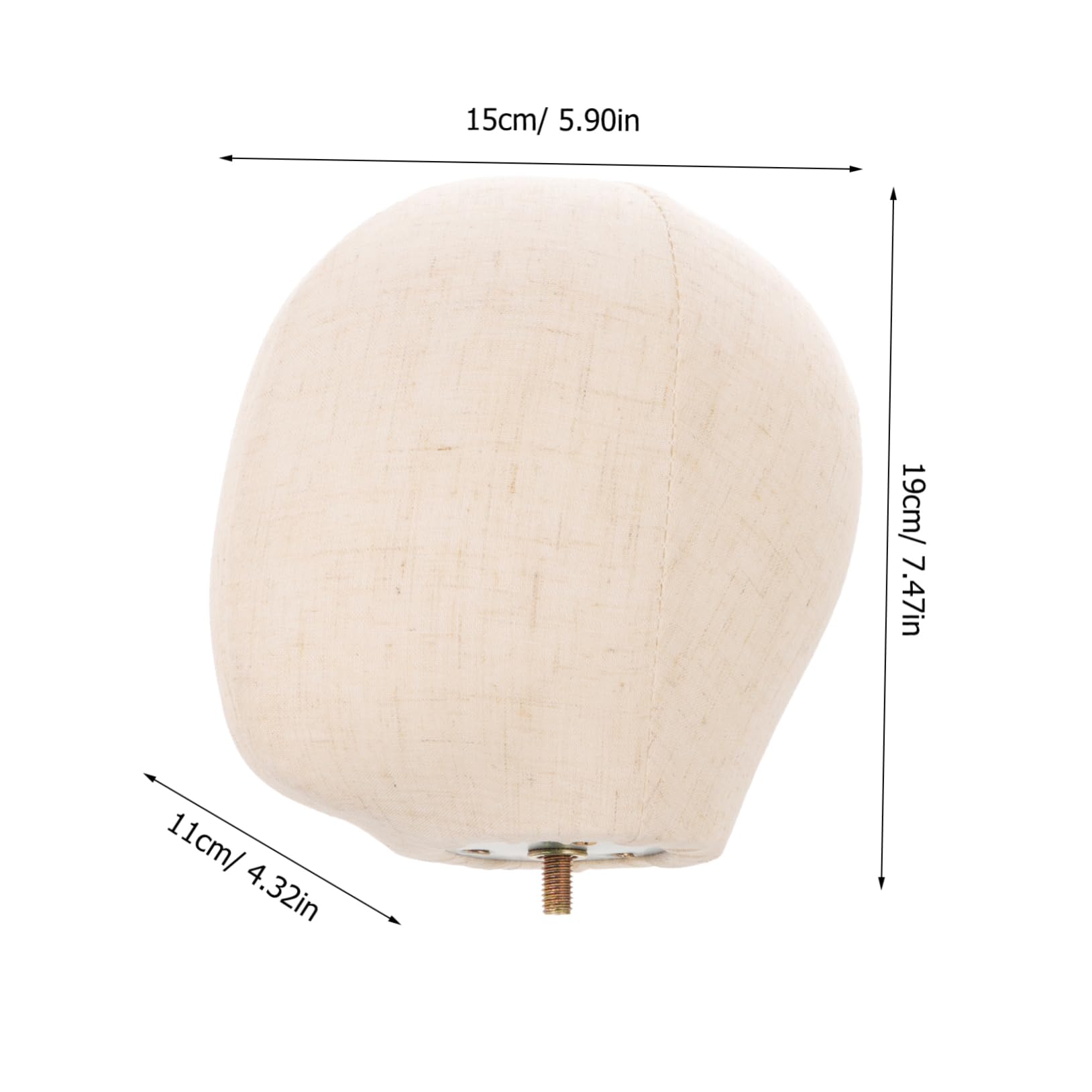 Ciieeo Mannequin Head Form Hat Display Holder Cap Storage Holder Decorative Hat Stand Rack Model Display Stand