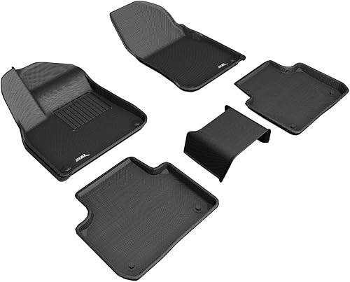 3D MAXpider Tapete de suelo KAGU de ajuste personalizado (negro), compatible con PORSCHE CAYENNE SUVCoupe (9Y09Y3) 2019-2023 - Juego completo