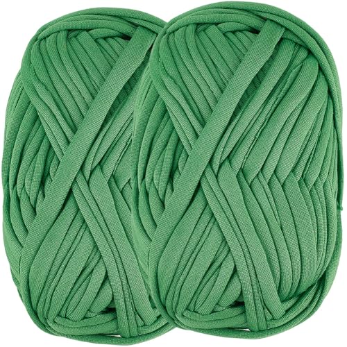 CREATCABIN 2 paquet Ficelle Jardin Souple pour Plantes Attaches pour Tomates Support D'Arbre Ficelle Jardin Extensible pour Grimpantes Légumes Fleurs Fournitures D'Artisanat Vert 98 pieds 30 m/Rouleau