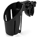 Accmor Universal Cup Holder, Stroller Cup Holder, 360 Rotatable Large Caliber Designed Bottle Holder for Stroller, Bike, Wheelchair, Walker, Scooter