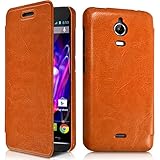 Funda Carcasa Funda con tapa lateral para Wiko Wax
