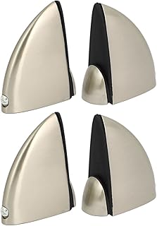 Aexit Metal Adjustable Fall Protection Shelf Clip Clamp Holder Bracket 4pcs for 5mm-25mm Safety Clips Thick Glass