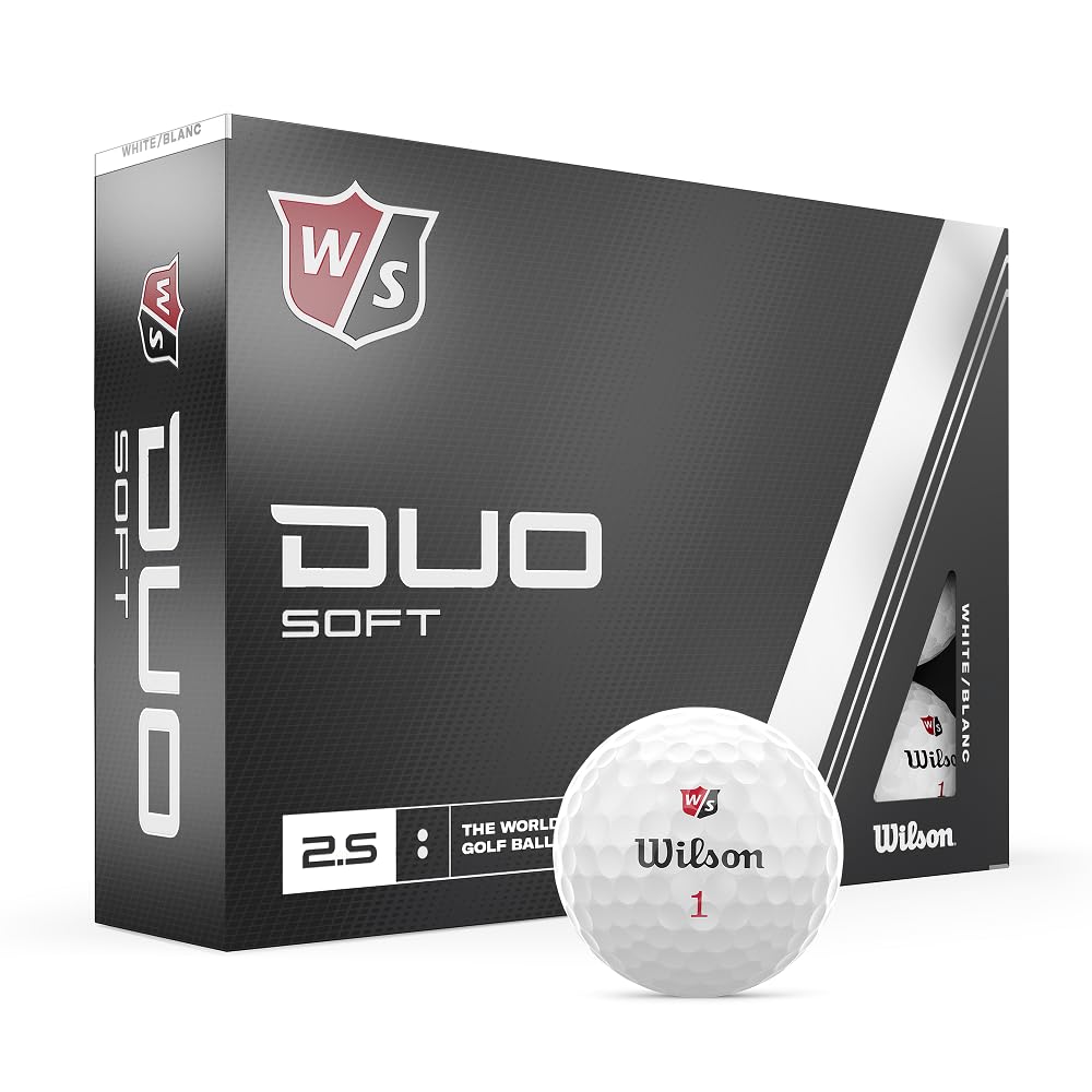 Wilson Staff Duo Soft Golfball - Individuell bedruckbar mit Text, Logo oder Foto