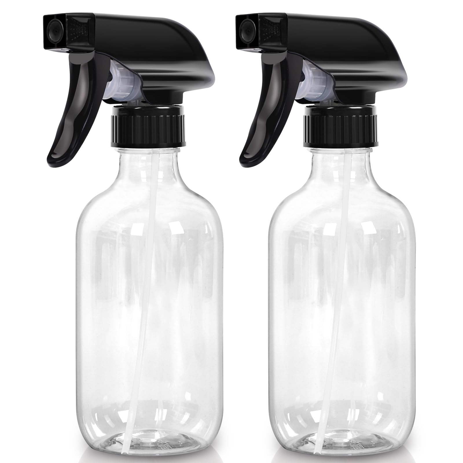Calvalor Cleaning Spray Bottles for Plants Misters for Inside, 2 Pack 10 oz Squirt, Water Spray Bottle Mist Sprayer, No Leak Hair Mister Empty with