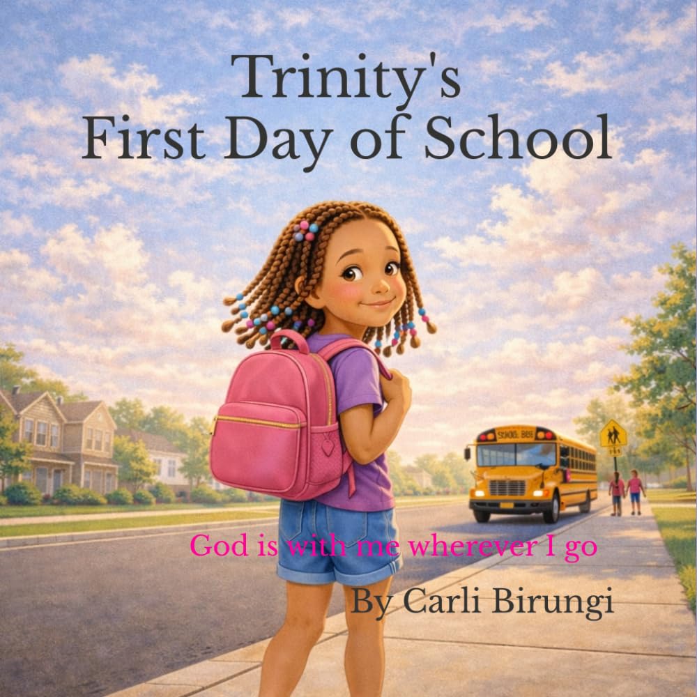 Trinity's First Day of School: God is with me wherever I go