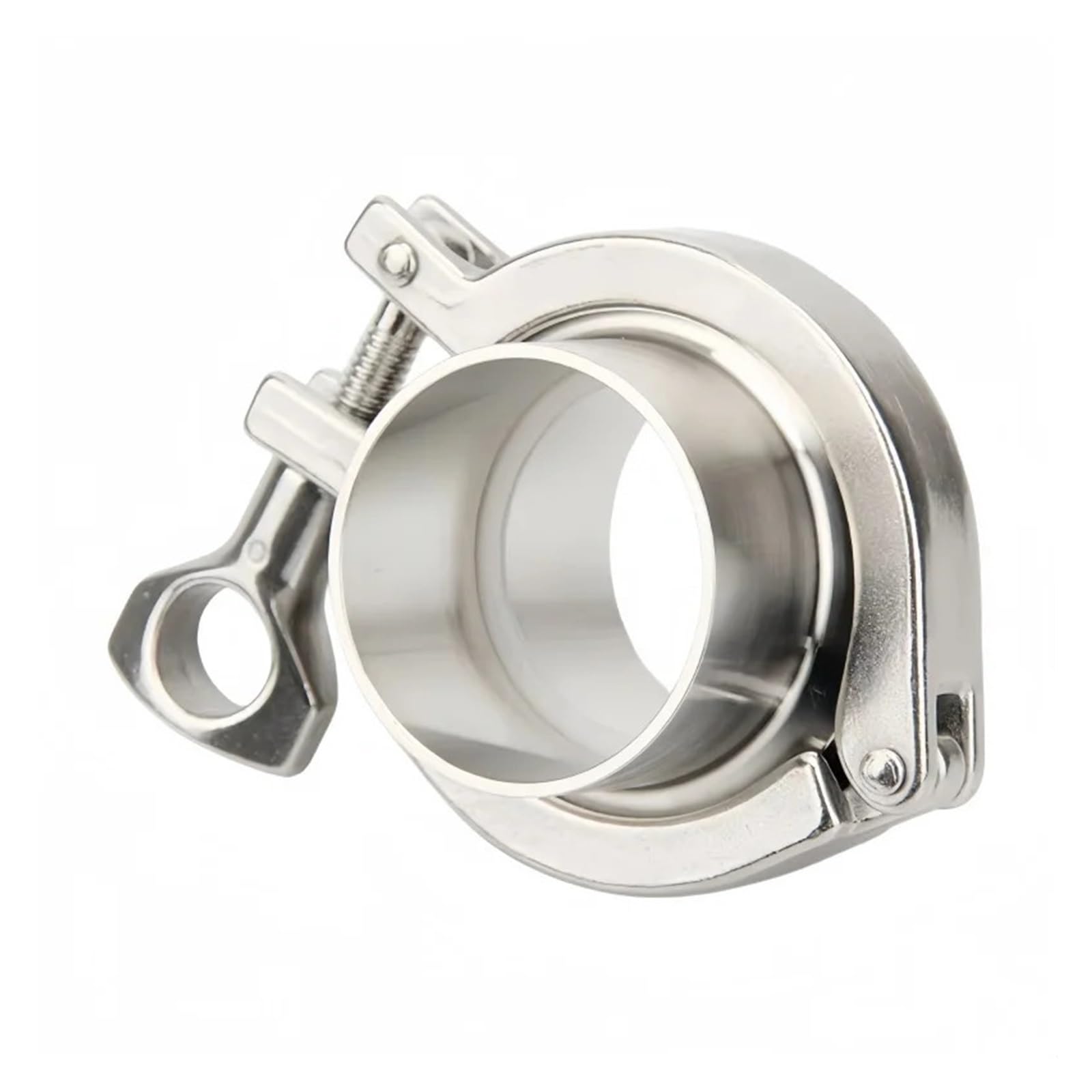 Hkvtvcypya One Color 4" 102Mm Weld Ferrule + Tri Clamp + Silicon Gasket Union Set