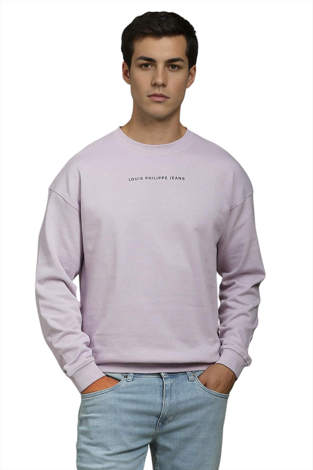 Louis Philippe Men's Cotton Round Neck Sweatshirt-image-24