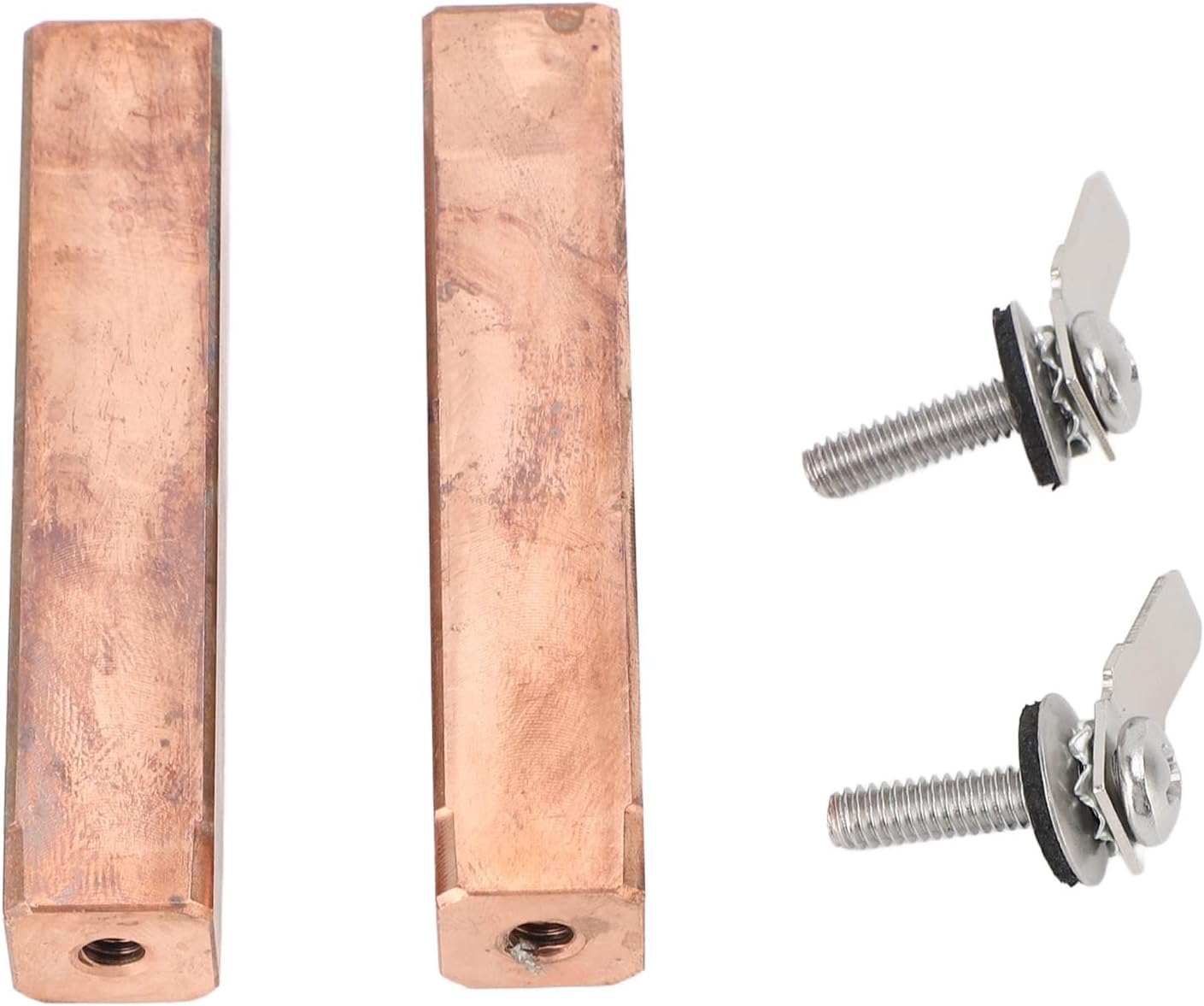 Eujgoov Copper Electrodes for Power Ionizer Chamber 2PC High Efficiency Low Power Replacement Set Universal Fit for Indoor Swimming Pools Effective Ionization