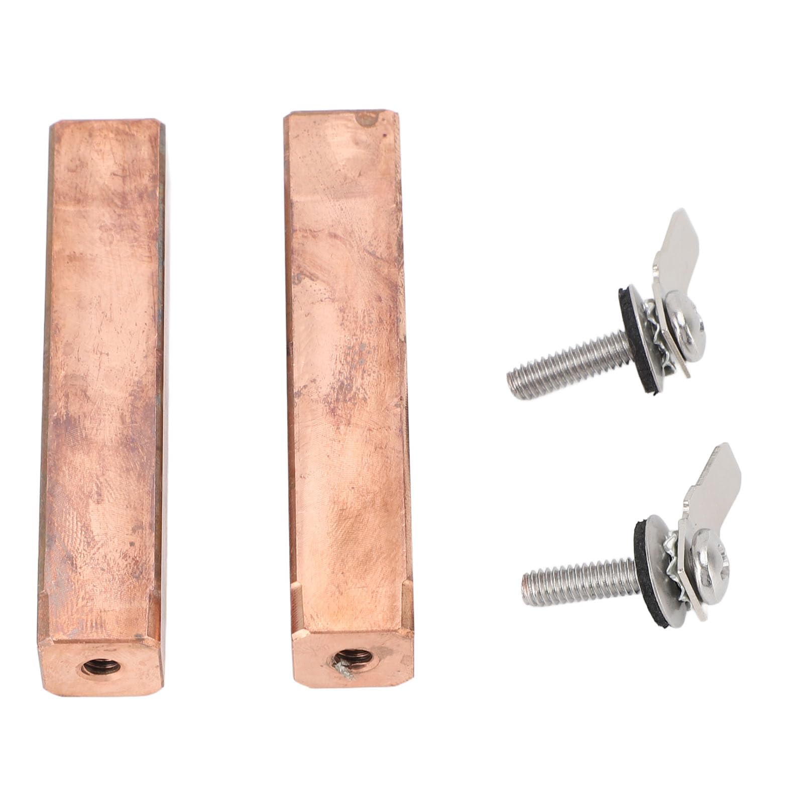 2 Sets Swimming Pool Copper Electrodes, Copper Material Easy Installation Low Power Consumption Replacement Electrodes, Pool Ionizer Chamber with Effective Ionization Ensure