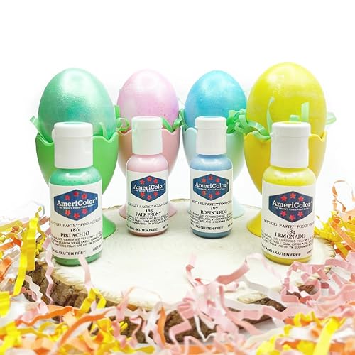 Miniatura 4 de AmeriColor, Robins Egg, botella de 0.75 onzas, pasta de gel suave, colorante alimentario