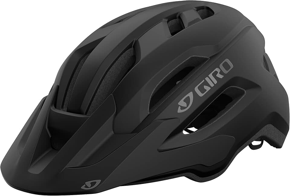 Giro Fixture II MIPS Mountain Bike Helmet for Men, Women, Kids, and Adults – Matte Black/Grey Logo, Universal Adult (54–61 cm)
