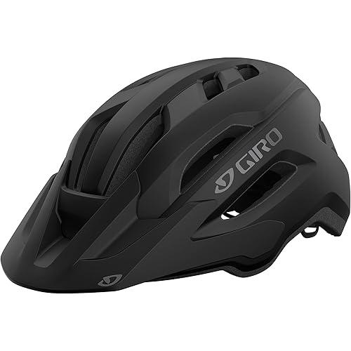 Giro Fixture II MIPS Mountain Bike Helmet for Men, Women, Kids, and Adults – Matte Black/Grey Logo, Universal Adult (54–61 cm)