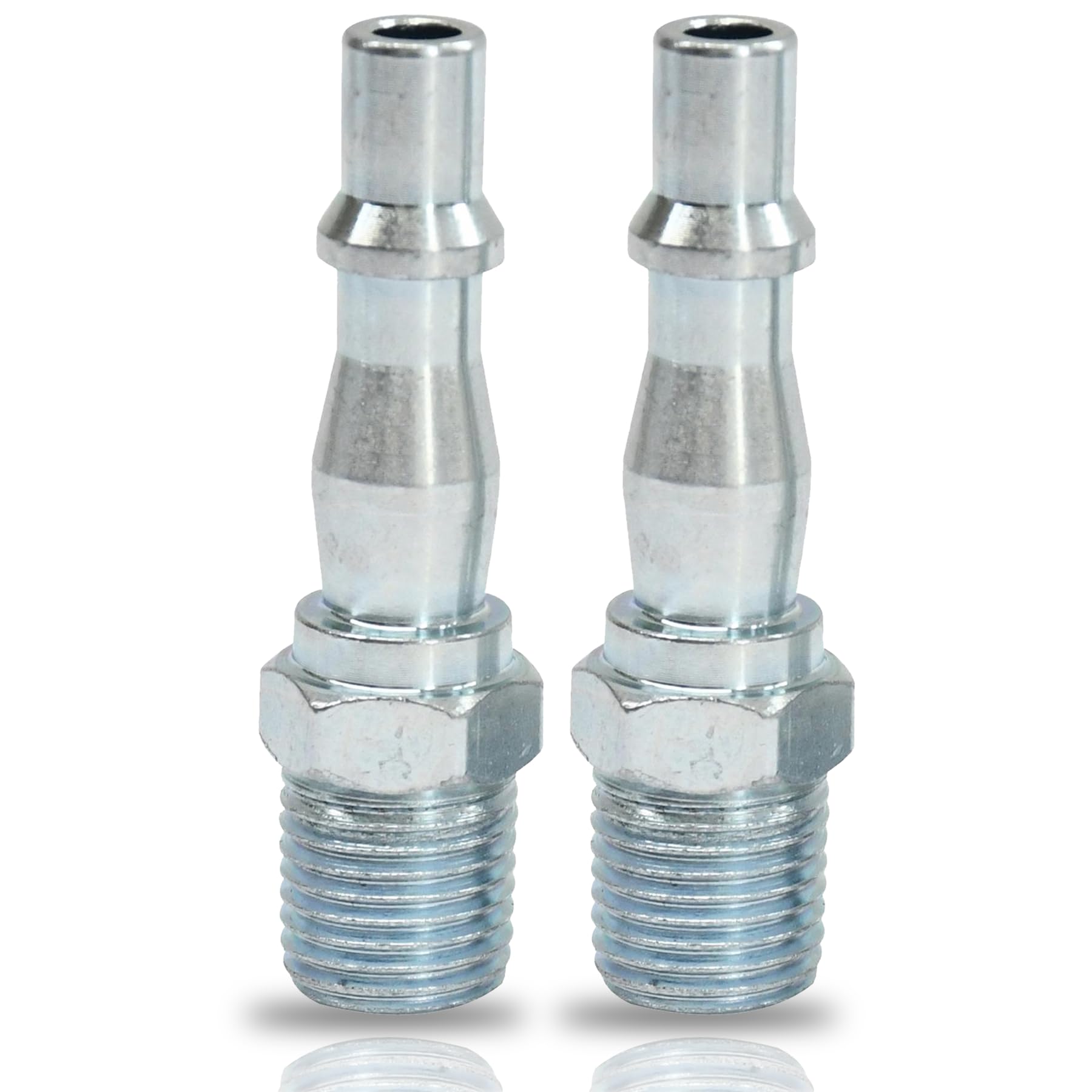 Dapetz ® Air Line Hose Fitting Connector for Compressor Air Hose 1/4" Male Thread Bayonet for PCL Vertex 2Pcs