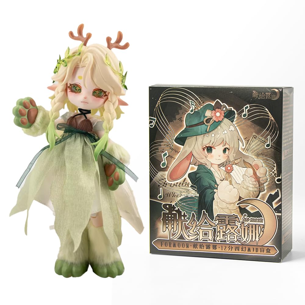 XiDonDon New Dedicated To Luna For Moon Series Blind Box Mystery Box Action Collectable Anime Figure Model Gift 1/12 BJD Doll Toys (Two Boxes)