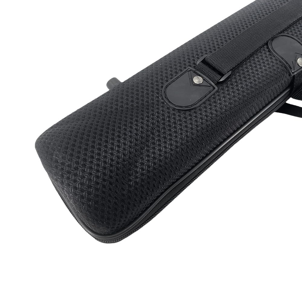Borsa per clarinetto in Sib in nylon nero con custodia per accessori, leggera e resistente, con manico e tracolla, custodia protettiva per musicisti