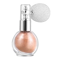 Vista 10 de Spray Iluminador Blanco Perla, Polvo Suelto de Brillo con Alto Brillo, Spray de Maquillaje para Cuerpo, Cara, Cabello, Laca con Purpurina de Larga