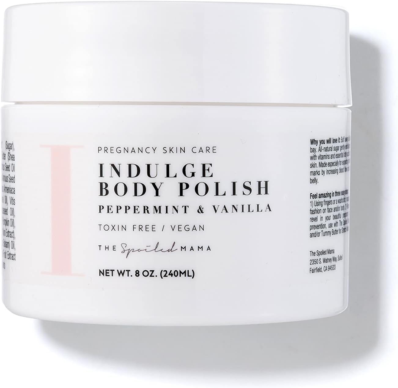 Indulge | Peppermint Body Polish for Stretch Mark Prevention ~ Safe for Pregnancy