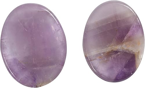 Miniatura 2 de Amatista | Piedra de preocupación | Tamaño 1.5 a 1.75 pulgadas | 1 pieza | Cristales y piedras curativas, piedras de preocupación para la ansiedad,