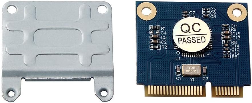 Tekit Dual Micro SD (TF) Card to Mini PCI-E Express with Half Bracket Memory Card Reader for Laptop (Supports Windows ME/2000/XP/Vista/7/8/10 and Mac OS, Max 32GB per Slot) image 2