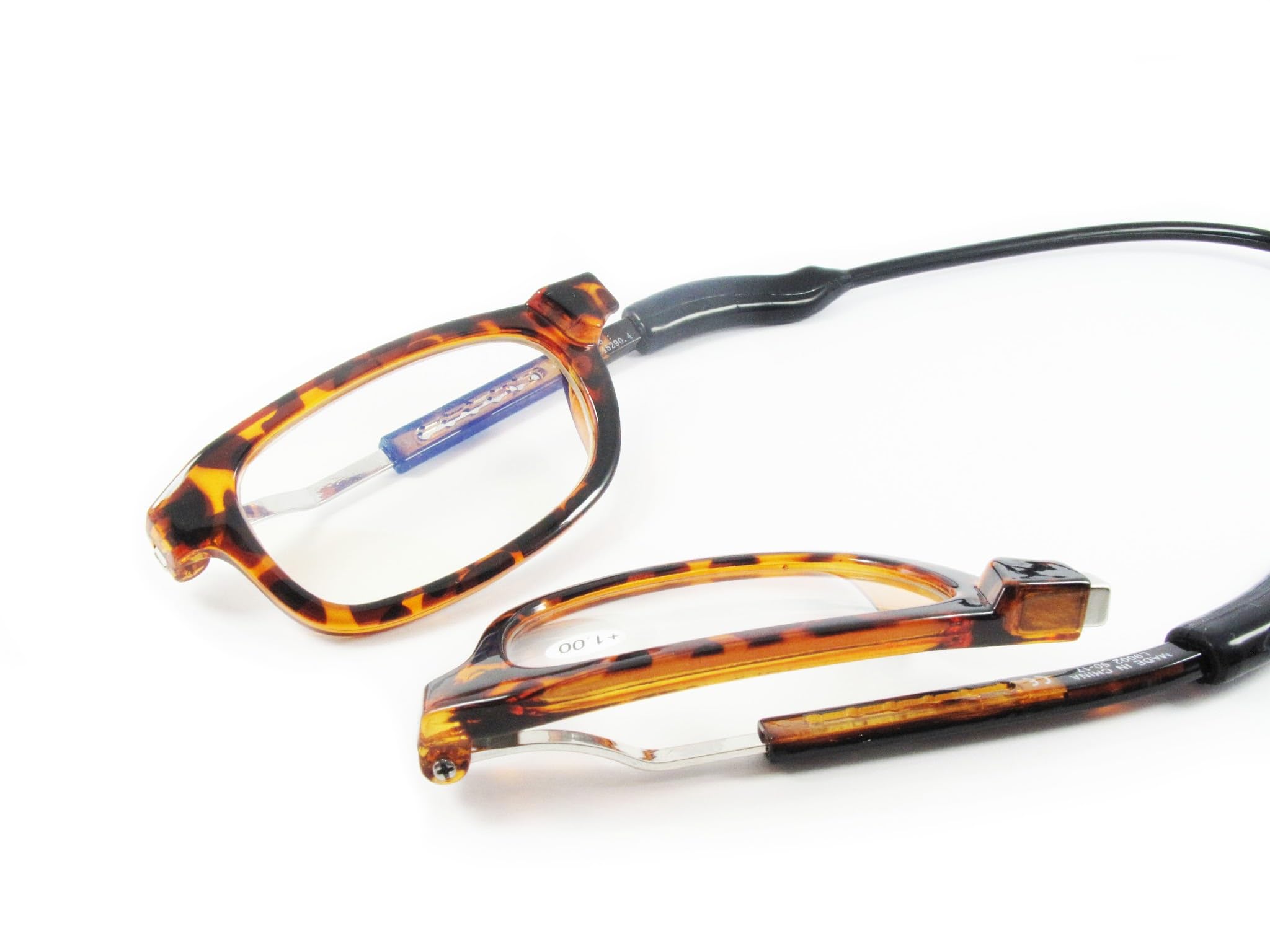 Podwójne opakowanie pętli wysokiej jakości magnetyczne okulary do czytania, unisex, regulowane i wygodne