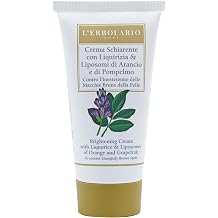 LErbolario Brightening Cream - Face Cream for Dark Spots - Vitamin C Increases Skin Radiance - Leaves Skin Soft and Smooth - Provides Moisture for Glowing Finish - Paraben Free - 1.6 oz