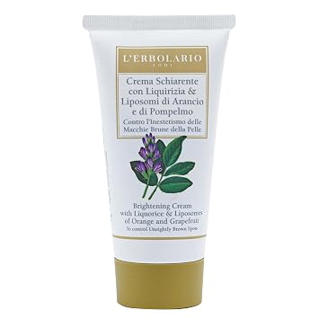 LErbolario Brightening Cream - Face Cream for Dark Spots - Vitamin C Increases Skin Radiance - Leaves Skin Soft and Smooth - Provides Moisture for Glowing Finish - Paraben Free - 1.6 oz