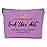 Funny Gifts for Women & Friends - Strong Women Retirement & Cool Coworker Gift Ideas - Inspirational Cosmetic Bag