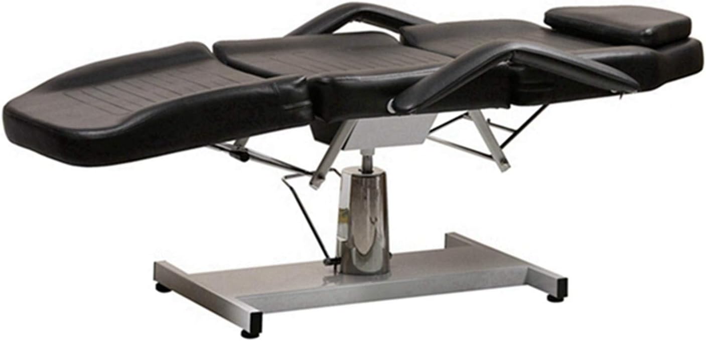 Salon Style Massage Bed Spa Bed Facial Cradle Salon Bed Massage Table Multi-Function Beauty Bed Adjustable Massage Bed Black