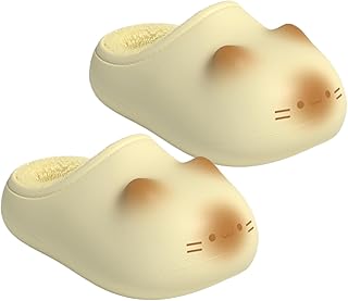 ねこスリッパ ルームシューズ 猫 猫の肉球スリッパ 冬用 防水 滑り止め 快適 ふわふわ 綿 女性 女性用 女の子 ティーン 母 娘 室内 室外 寝室 家庭 クリスマス 用 36-45cm