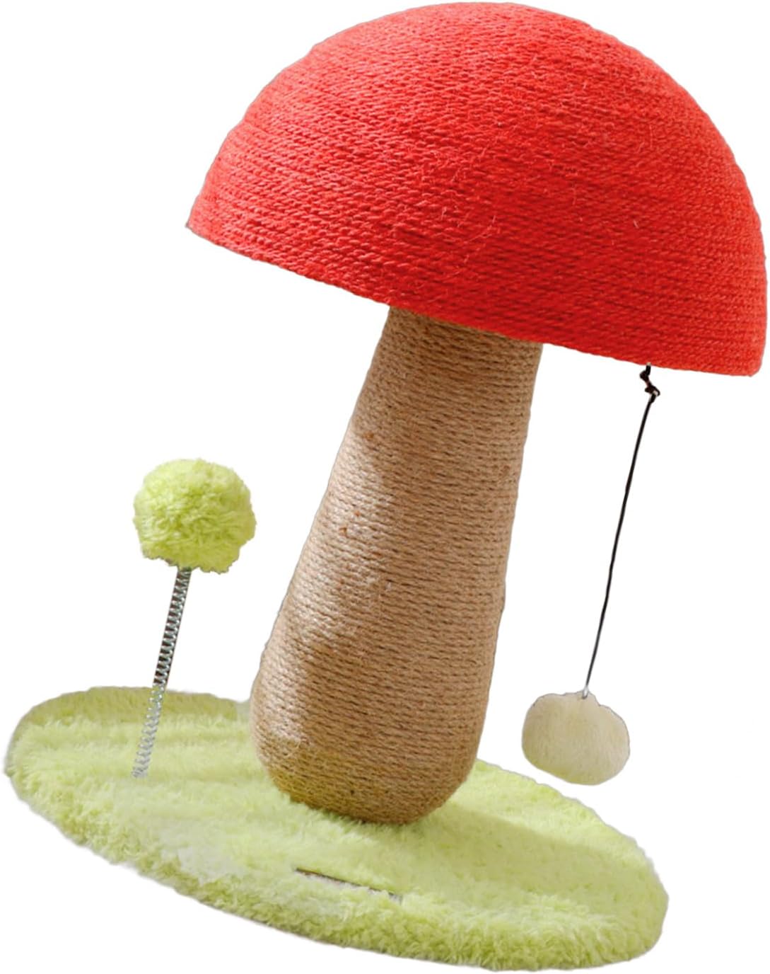 Cats Post Cats Scratcher Climbing Tree Pet Pillars Grinding Paws Indoor Exercising Mushroom Toy Scratch Accessory