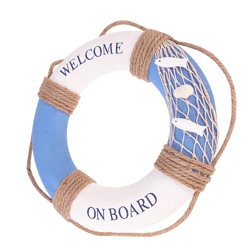 Ciieeo 1pc Home Wall Nautical Decor Mediterranean Style Wall Welcome