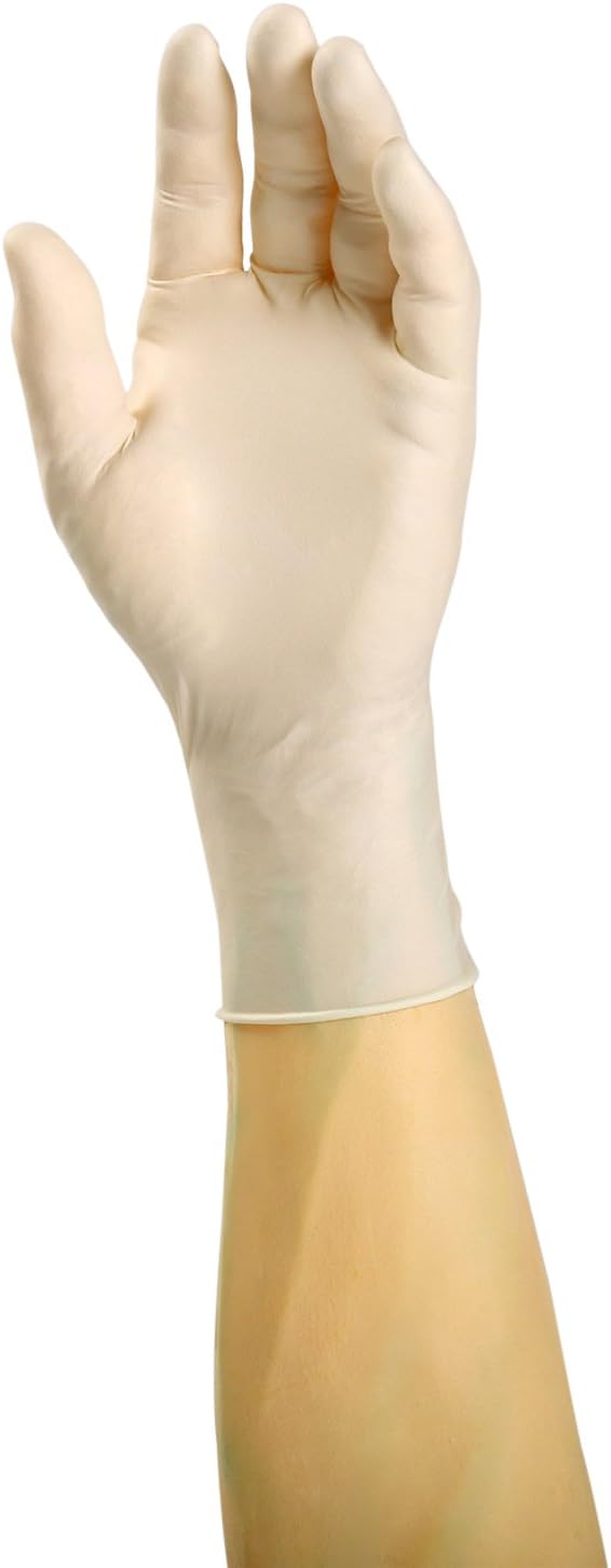 AmerCare Ultra Flex Powder Free, Latex Exam Gloves, Medium, Case of 1000