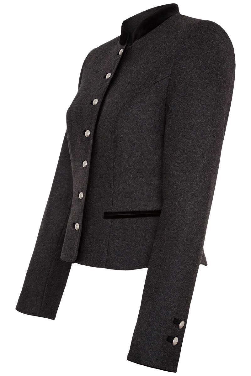 Hammerschmid Damen Damen Trachtenjanker kurz schwarz, 80-SCHWARZ, 34