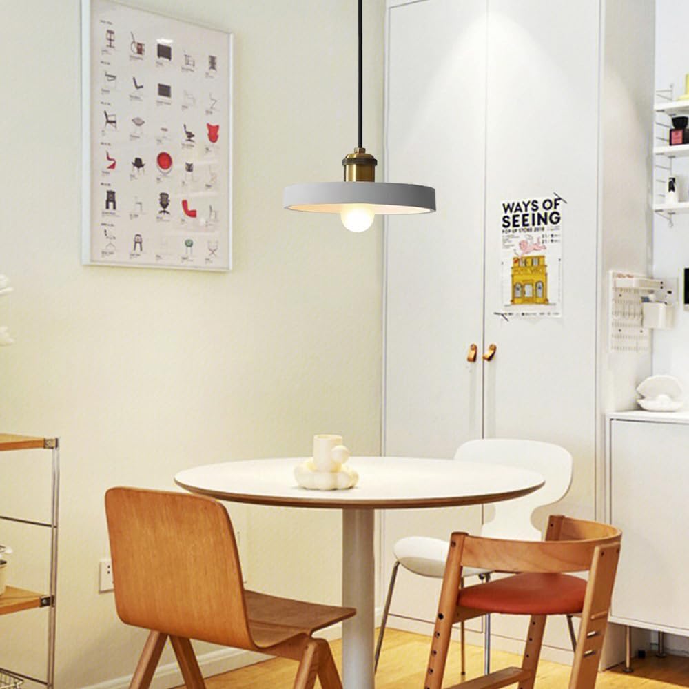 Modern Light Kitchen Light Fixtures Ceiling Mini Lights Iron Art Lighting Height Adjustable Hanging Light Fixture for Kitchen Island Bedroom Dining Room Hallway