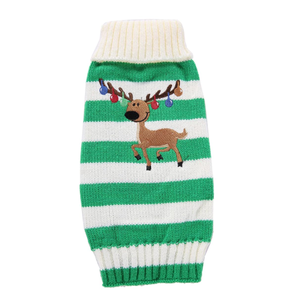BESPORTBLE Pull Tricoté en Houx pour Chien 3 Pièces Élégant Tenue De Noël Vêtements Chauds pour Chien