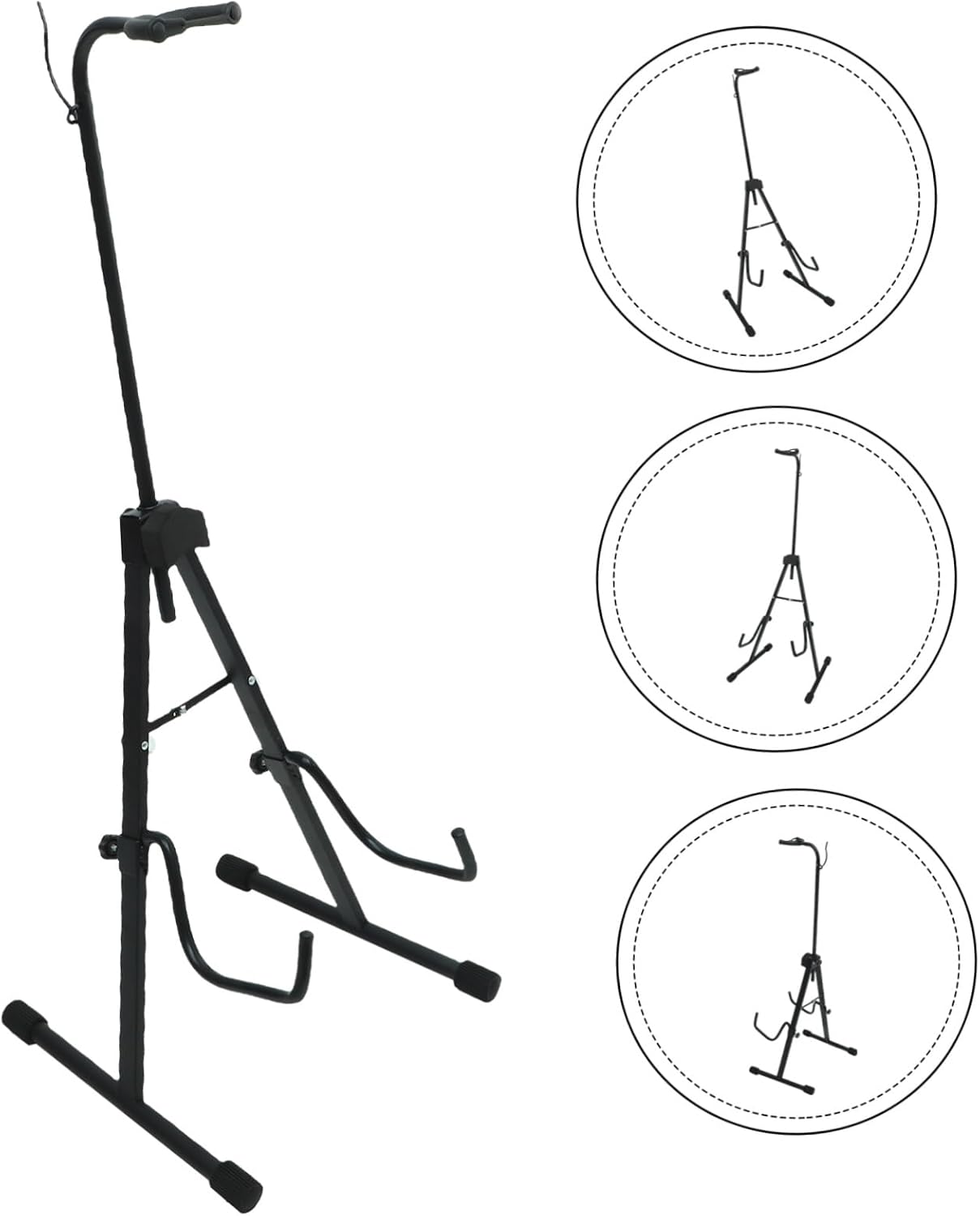 Abaodam Portable Cello Stand with Bow Holder Adjustable Tripod Design for Easy Storage Durable and Lightweight Instrument Holder for Home Use and Practice