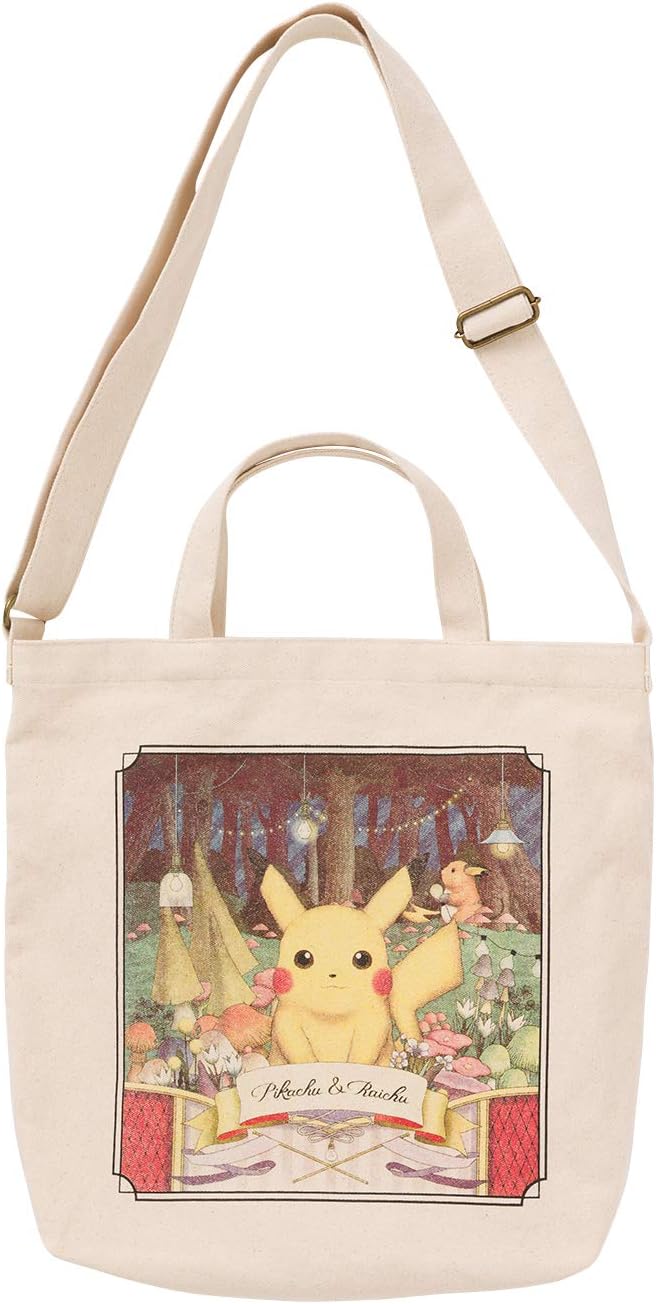 ポケモンセンターオリジナル トートバッグ 送料無料でお届けします ポケモン博士の観察手帳 ピカチュウライチュウ