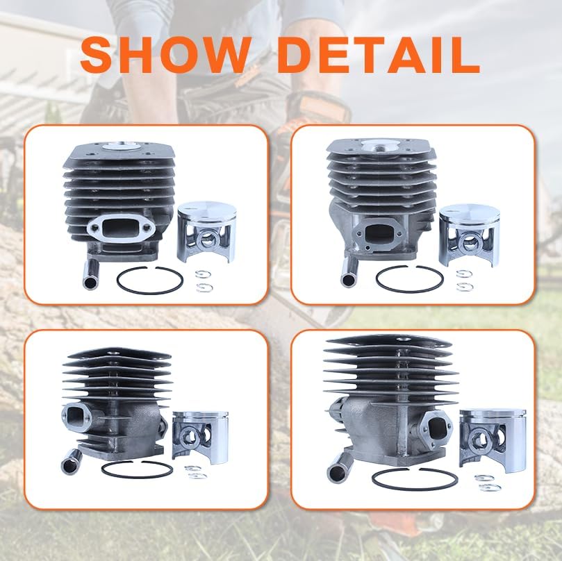 48Mm Cylinder Piston Bearing Kit For Husqvarna 261, 262 And 262Xp Chainsaw 503541171, 503 54 11 72