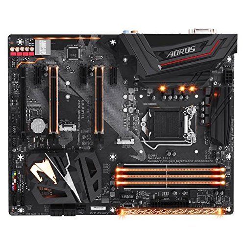 GIGABYTE Z370 AORUS Ultra Gaming (Intel LGA1151/ Z370/ ATX/ 2xM.2/ Front USB 3.1/ RGB Fusion/ Fan Stop / SLI / Motherboard) (Renewed)