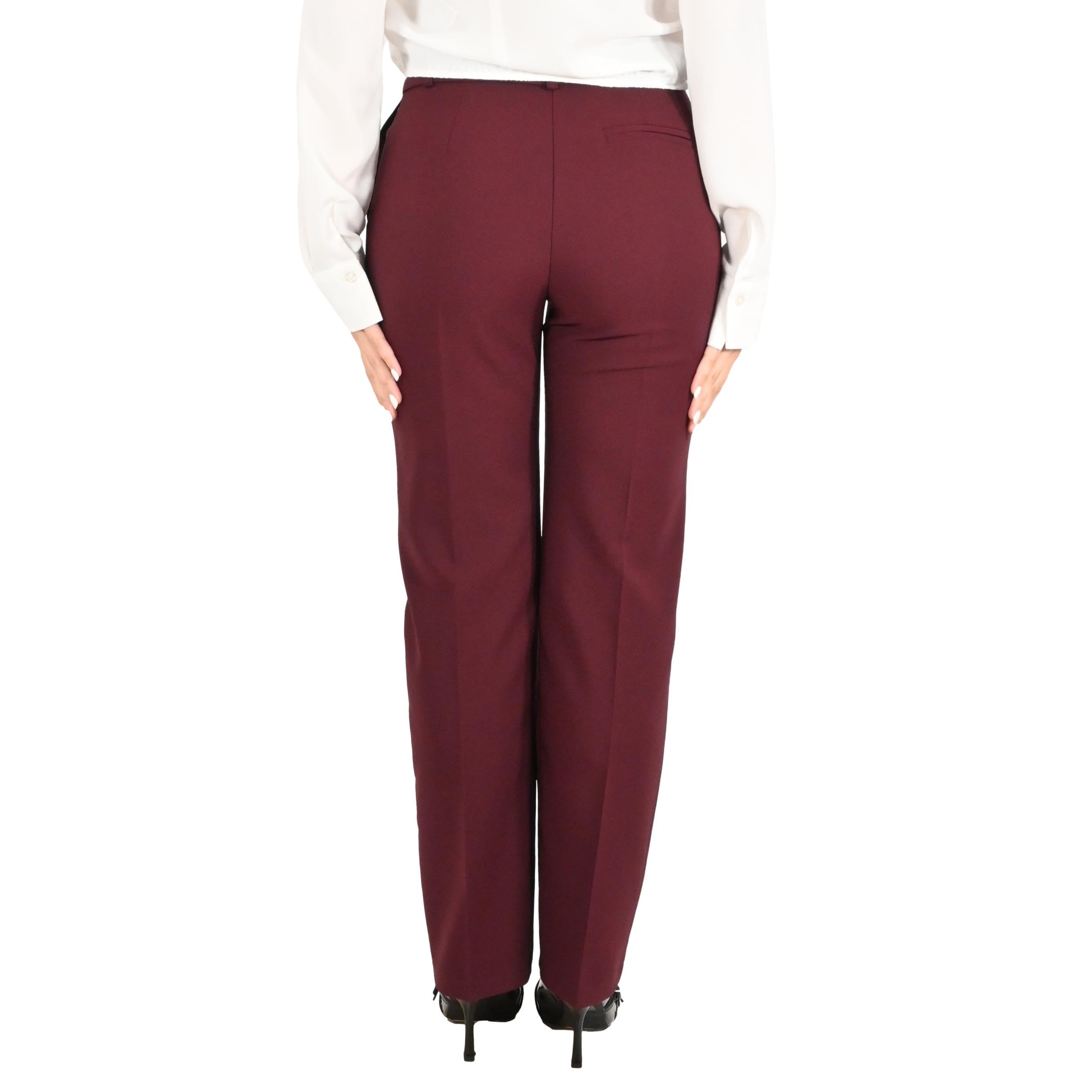 Rinascimento pantalone donna bordeaux rosso CFC0130150003