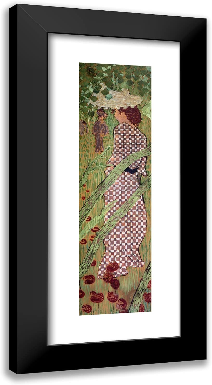 ArtDirect Bonnard, Pierre 13x24 Black Modern Framed Art Print Titled: Woman lll