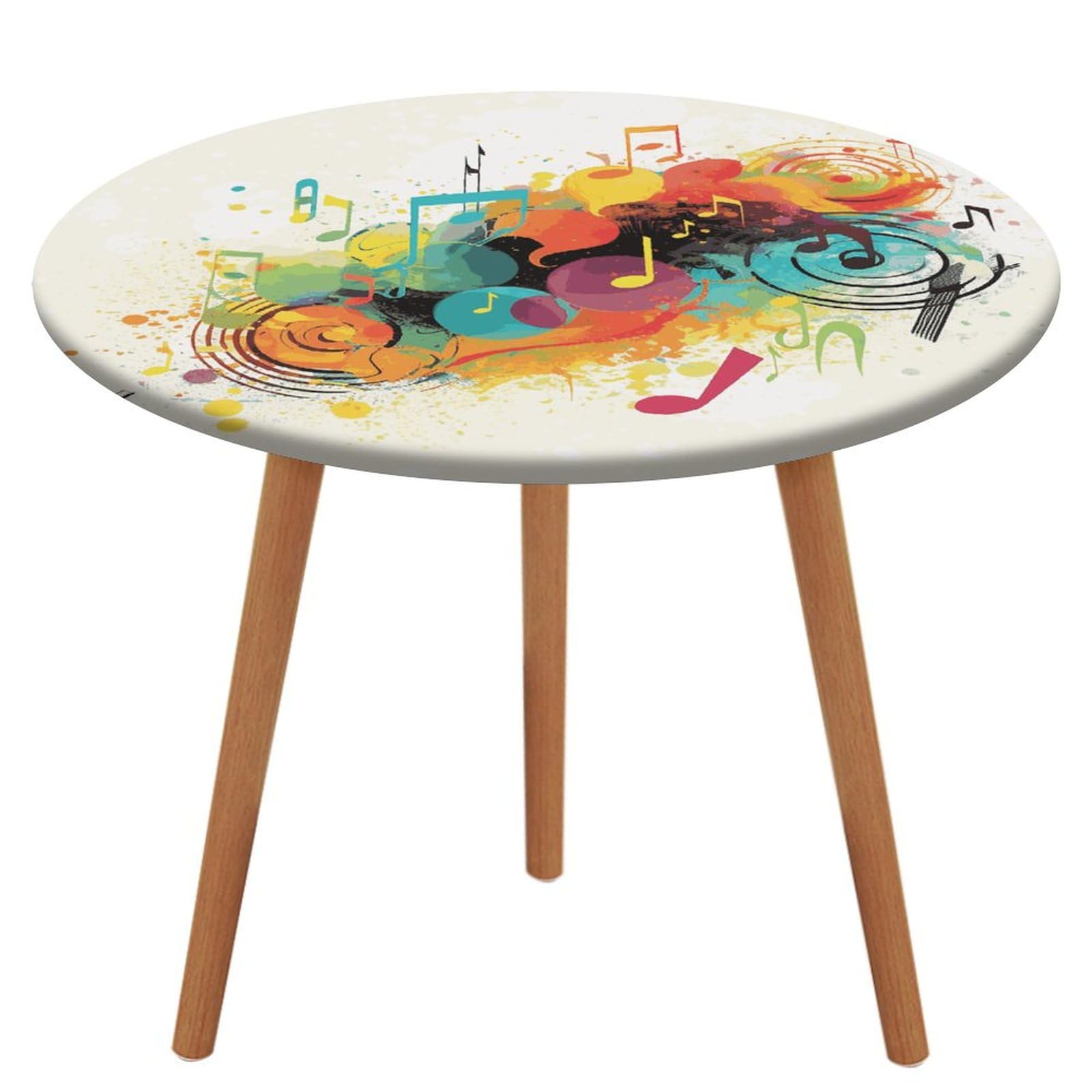 Nappe ronde ajustée imperméable avec bord élastique extensible